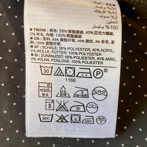 *NOT FOR SALE/SOLD* Banana Republic Tweed Blazer (Khaki, Black & Cream) Size 2 - Picture 7 of 7